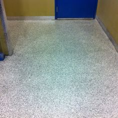 Welding facility floors